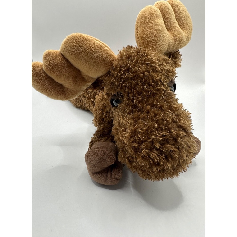 Douglas Cuddle Toy Brown Curly Haired Moose Plush #1976 2024 15" Long